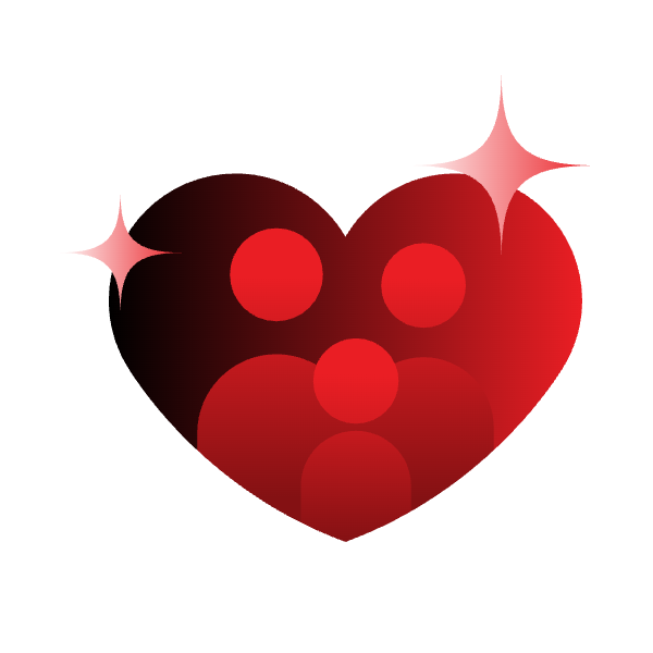Family heart icon